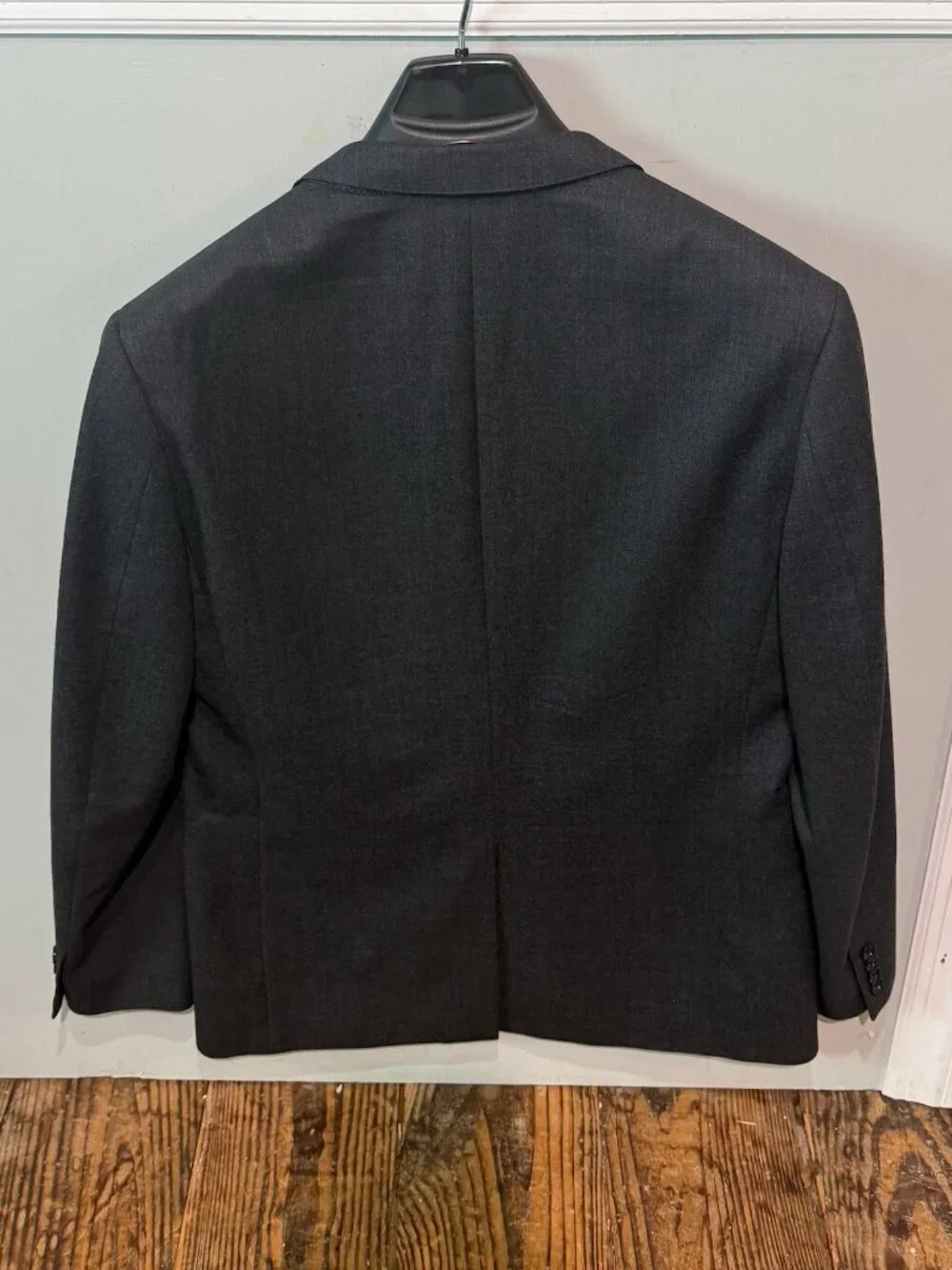 J Crew Ludlow Jacket Blazer Mens 40 Regular Italian Wool Dark Gray 3 Button EUC